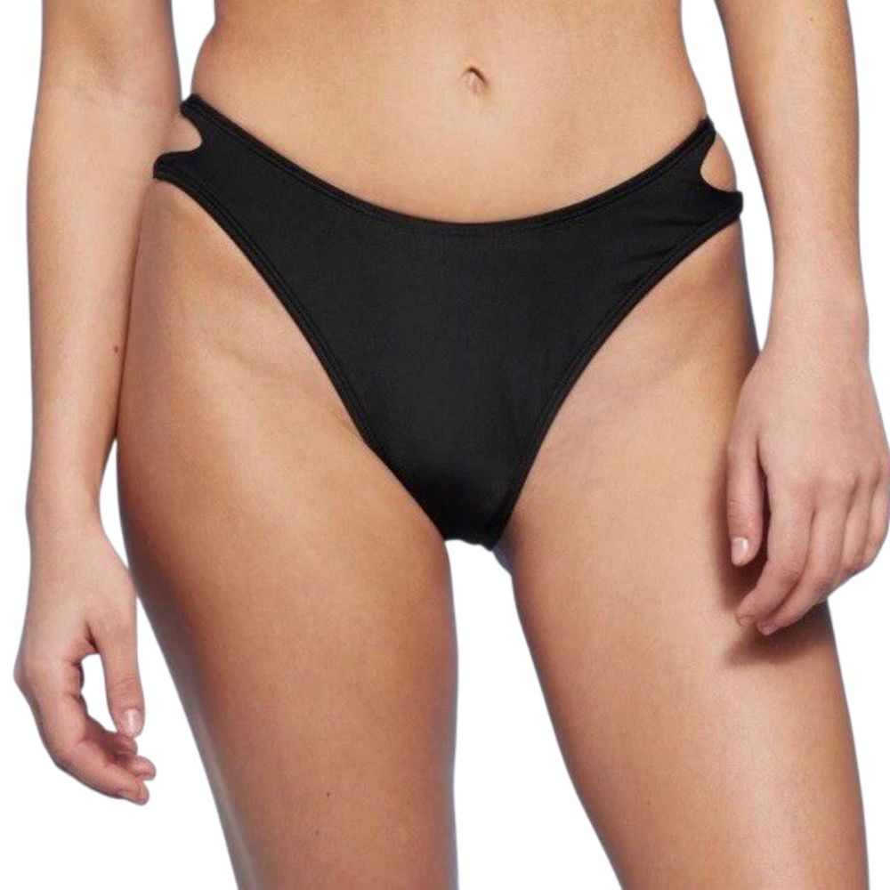 Wild Fable Double Strap Super Cheeky High Leg Bikini Bottom Size XXSMALL BNWT
